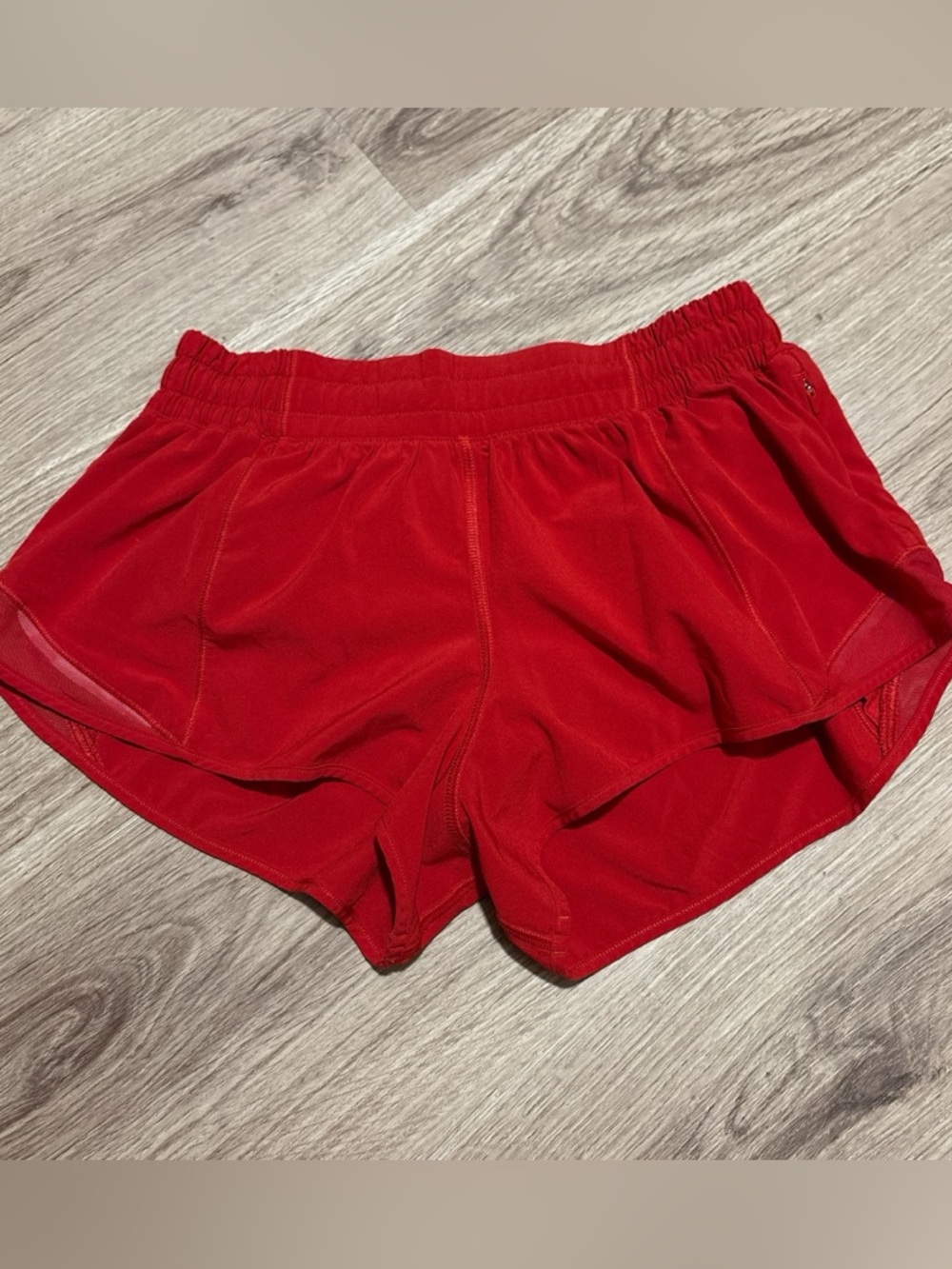 Women’s Red Athletic Running Shorts